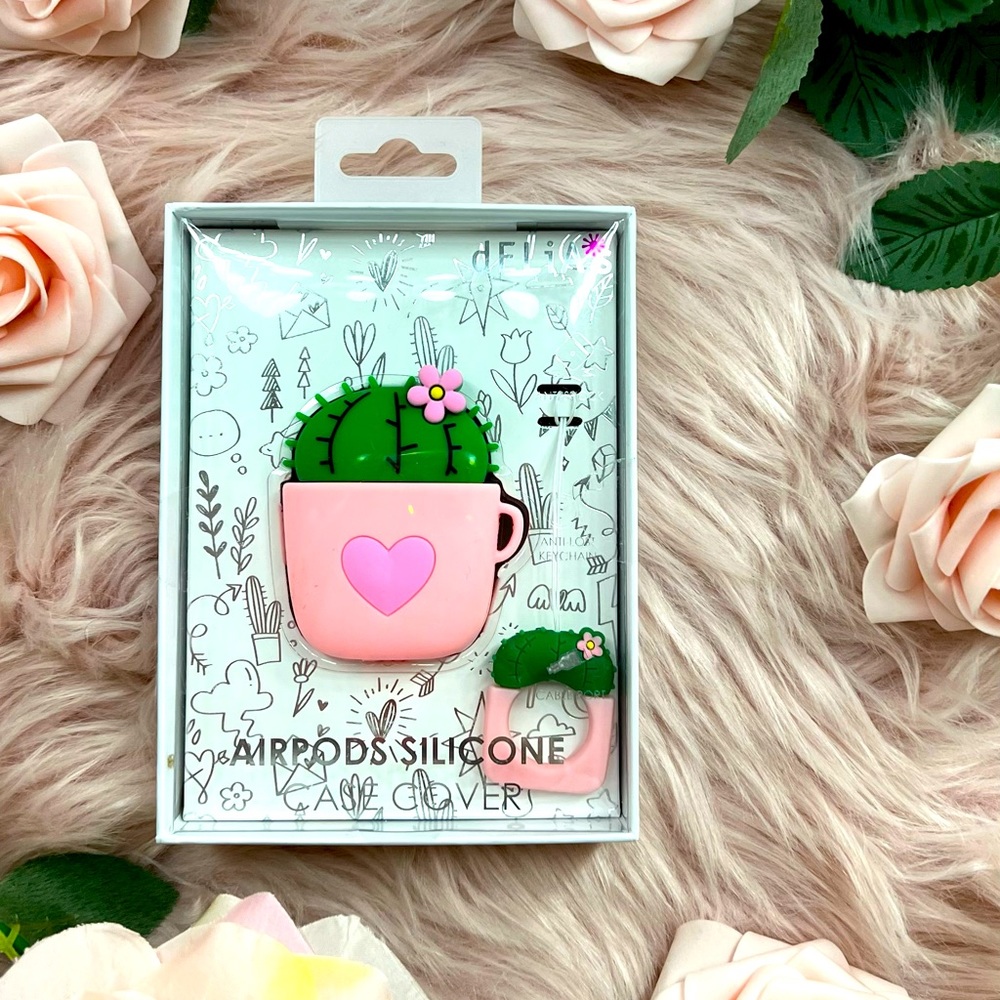 AirPods Silicone Case cactus 3D